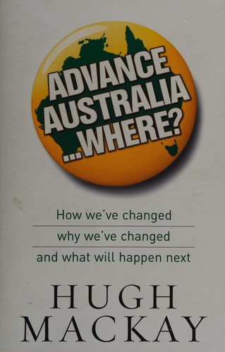 Cover for Advance Australia-- where?