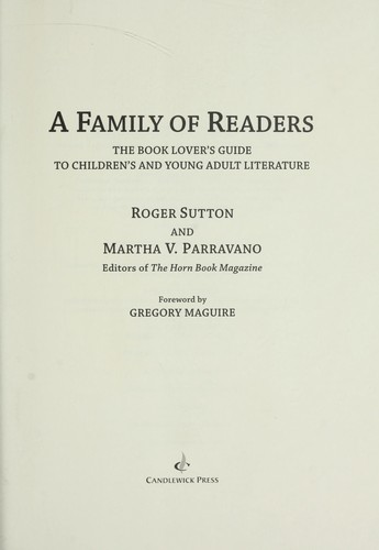 Cover for A family of readers