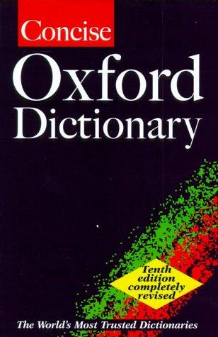 Cover for Concise Oxford Dictionary. 220 000 words, phrases, and definitions.