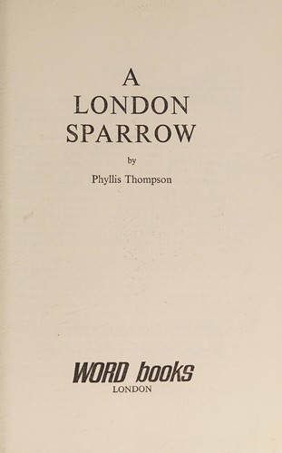 Cover for London Sparrow