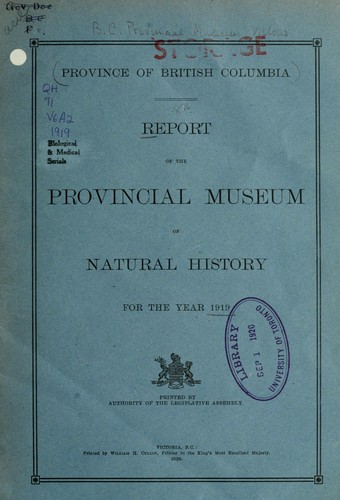 Cover for Report