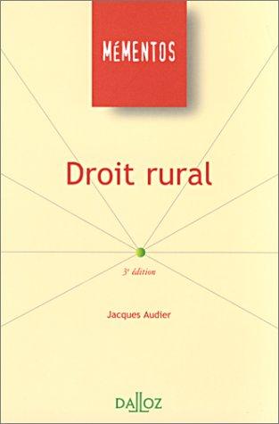 Cover for Droit rural