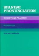 Cover for Spanish pronunciation