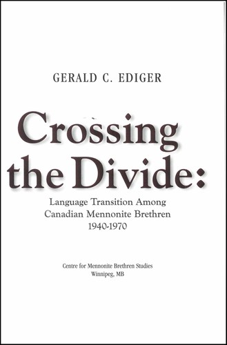 Cover for Crossing The Divide