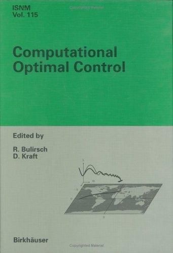 Cover for Computational optimal control