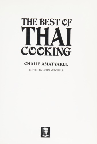 Cover for Thai Cooking (Best of)