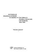 Cover for Patterns of political economy in America