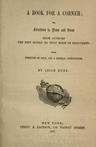 Cover for A book for a corner