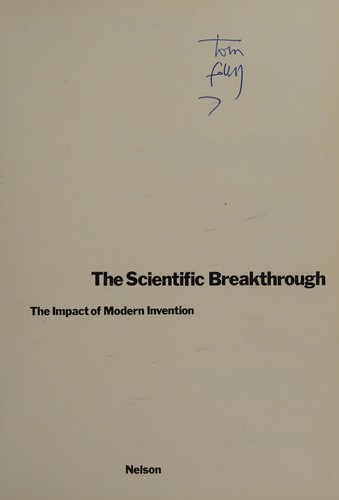 Cover for The scientific breakthrough