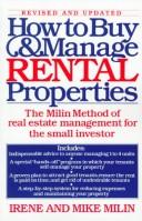Cover for How to buy and manage rental properties