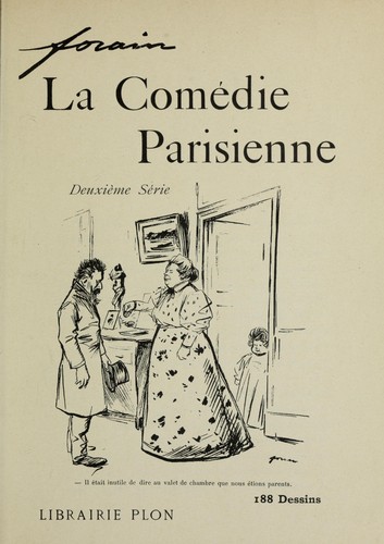 Cover for La comédie parisienne