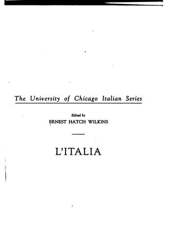 Cover for L' Italia