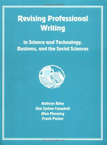 Cover for Revising Professional Writing