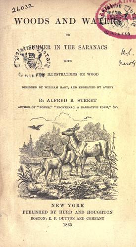 Cover for Woods and waters, or, Summer in the Saranacs