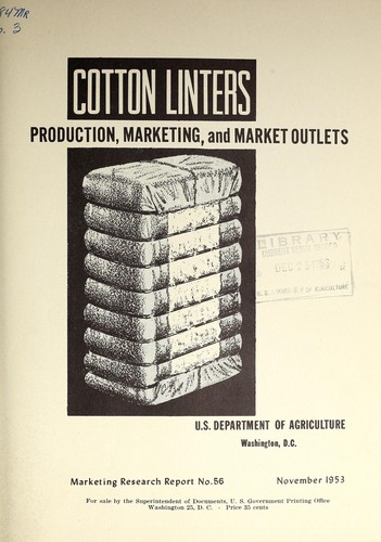 Cover for Cotton linters