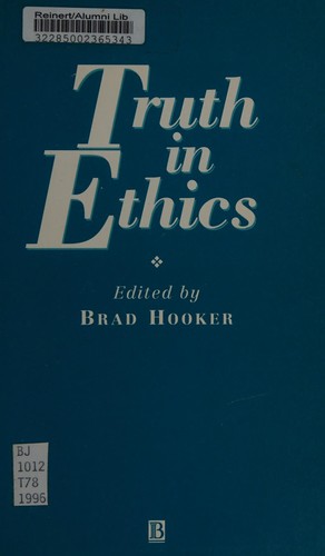 Cover for Truth in Ethics