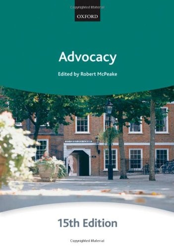 Cover for Advocacy