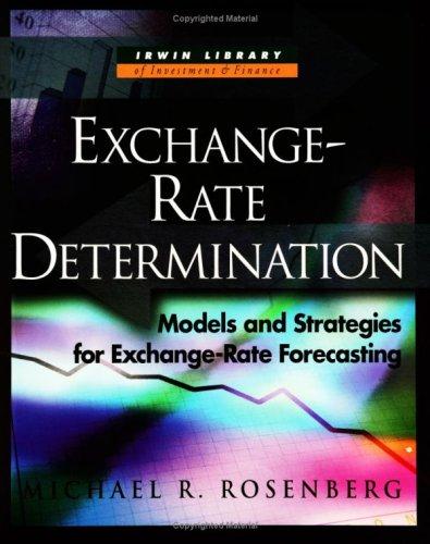 Cover for Exchange Rate Determination (Irwin Library of Investment & Finance.)
