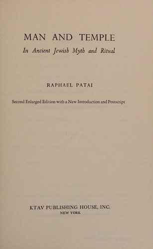 Cover for Man and Temple