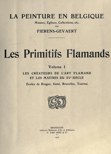 Cover for La peinture en Belgique, musées, églises, collections, etc.
