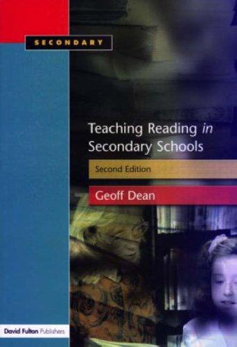 Cover for Teaching Reading in the Secondary Schools