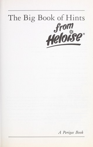 Cover for The Big Book of Hints from Heloise