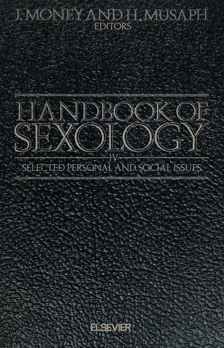 Cover for Handbook of sexology