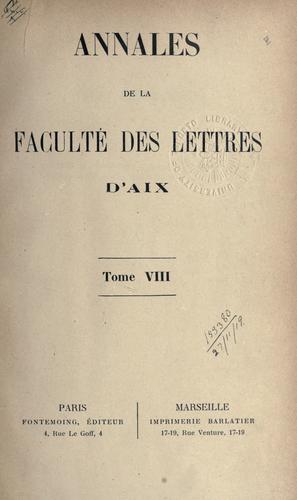 Cover for Annale