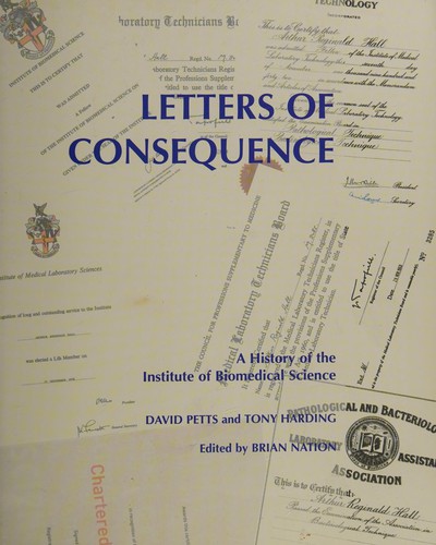 Cover for Letters of Consequence