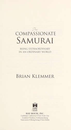 Cover for The compassionate samurai