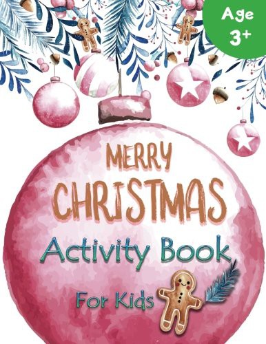 Cover for Merry Christmas Activity Book for Kids