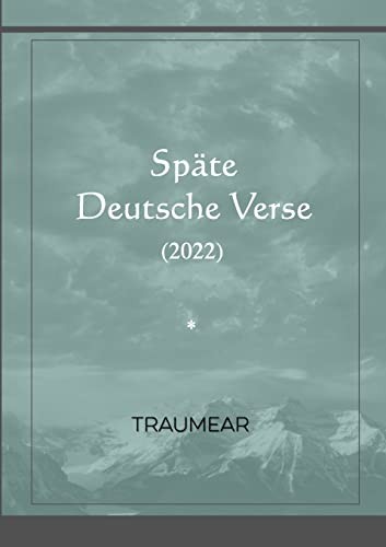 Cover for Späte Deutsche Verse