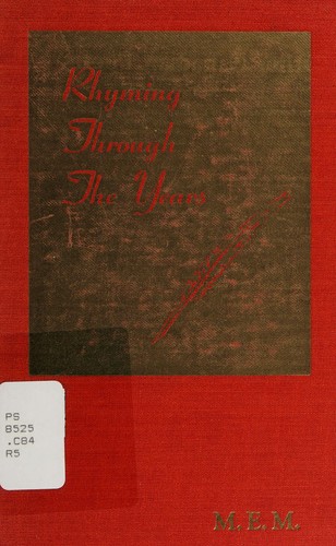 Cover for Rhyming through the years. --