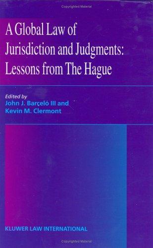 Cover for A global law of jurisdiction and judgments