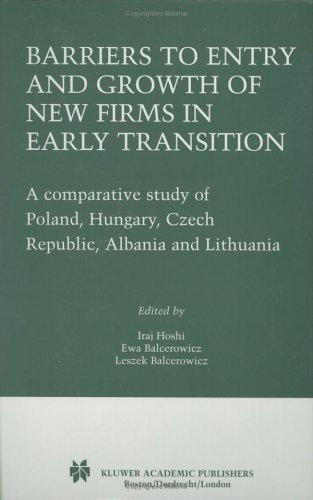 Cover for Barriers to Entry and Growth of New Firms in Early Transition