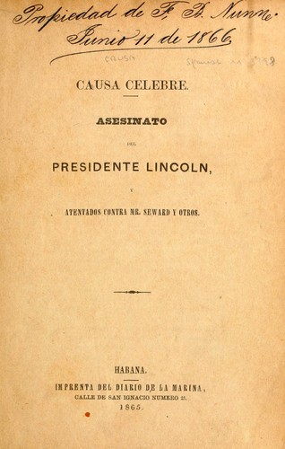 Cover for Causa celebre.