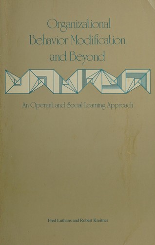 Cover for Organizational behavior modification and beyond