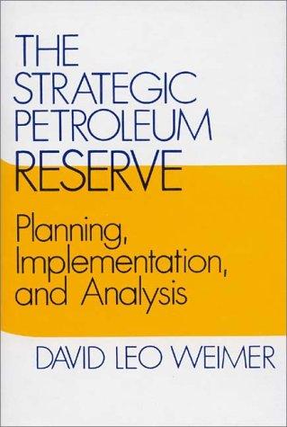 Cover for The strategic petroleum reserve