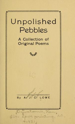 Cover for Unpolished pebbles