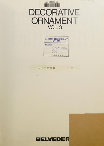 Cover for Decorative ornament