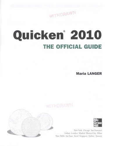 Cover for Quicken 2010