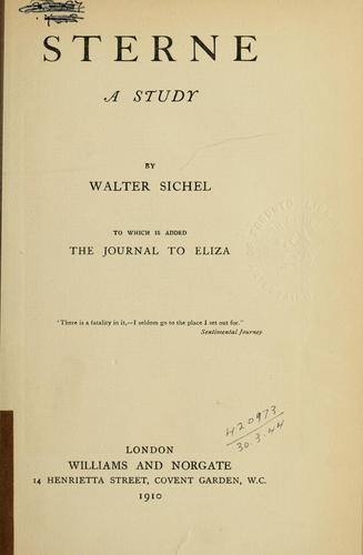 Cover for Sterne