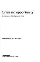 Cover for Crisis and opportunity
