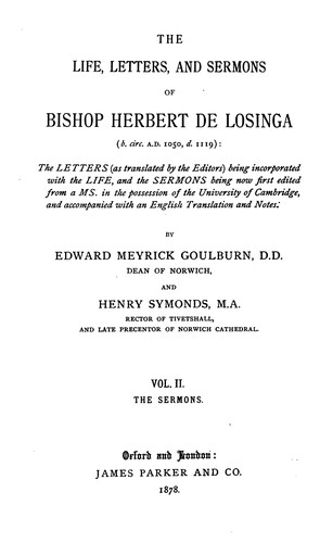 Cover for The Life, Letters, & Sermons...