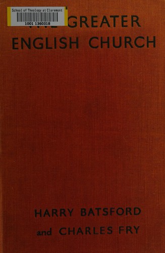 Cover for The greater English church of the middle ages