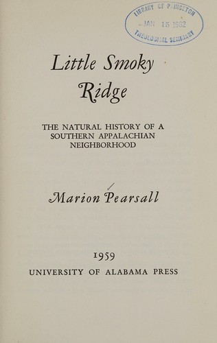 Cover for Little Smoky Ridge