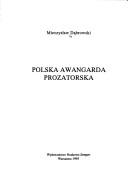 Cover for Polska awangarda prozatorska
