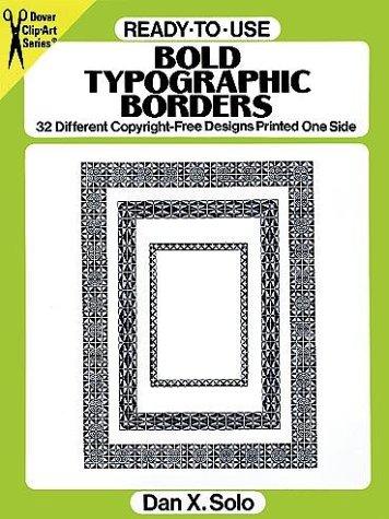 Cover for Ready-to-Use Bold Typographic Borders