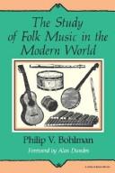 Cover for The study of folk music in the modern world
