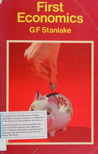 Cover for First Economics
